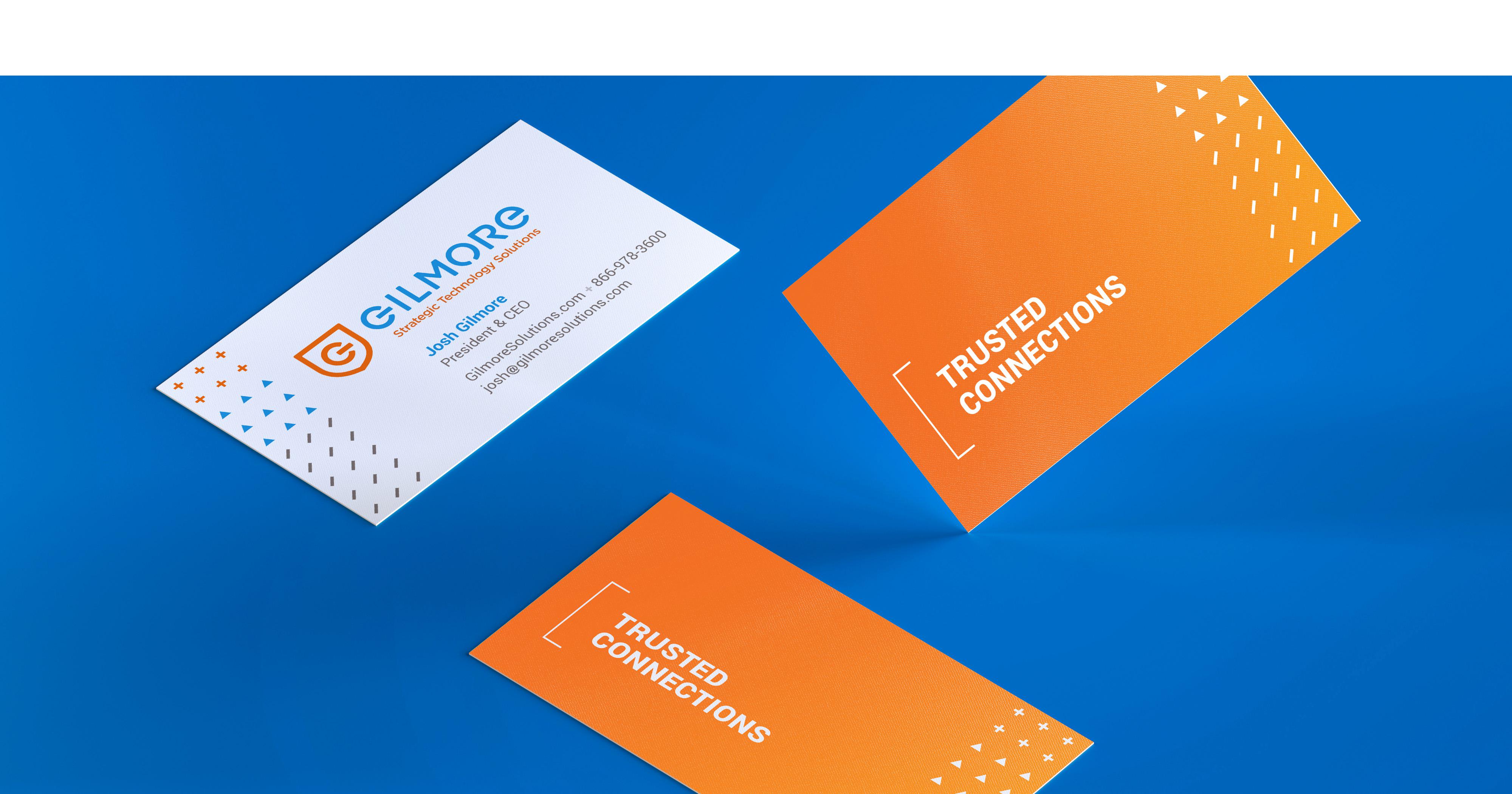 Gilmore business cards image