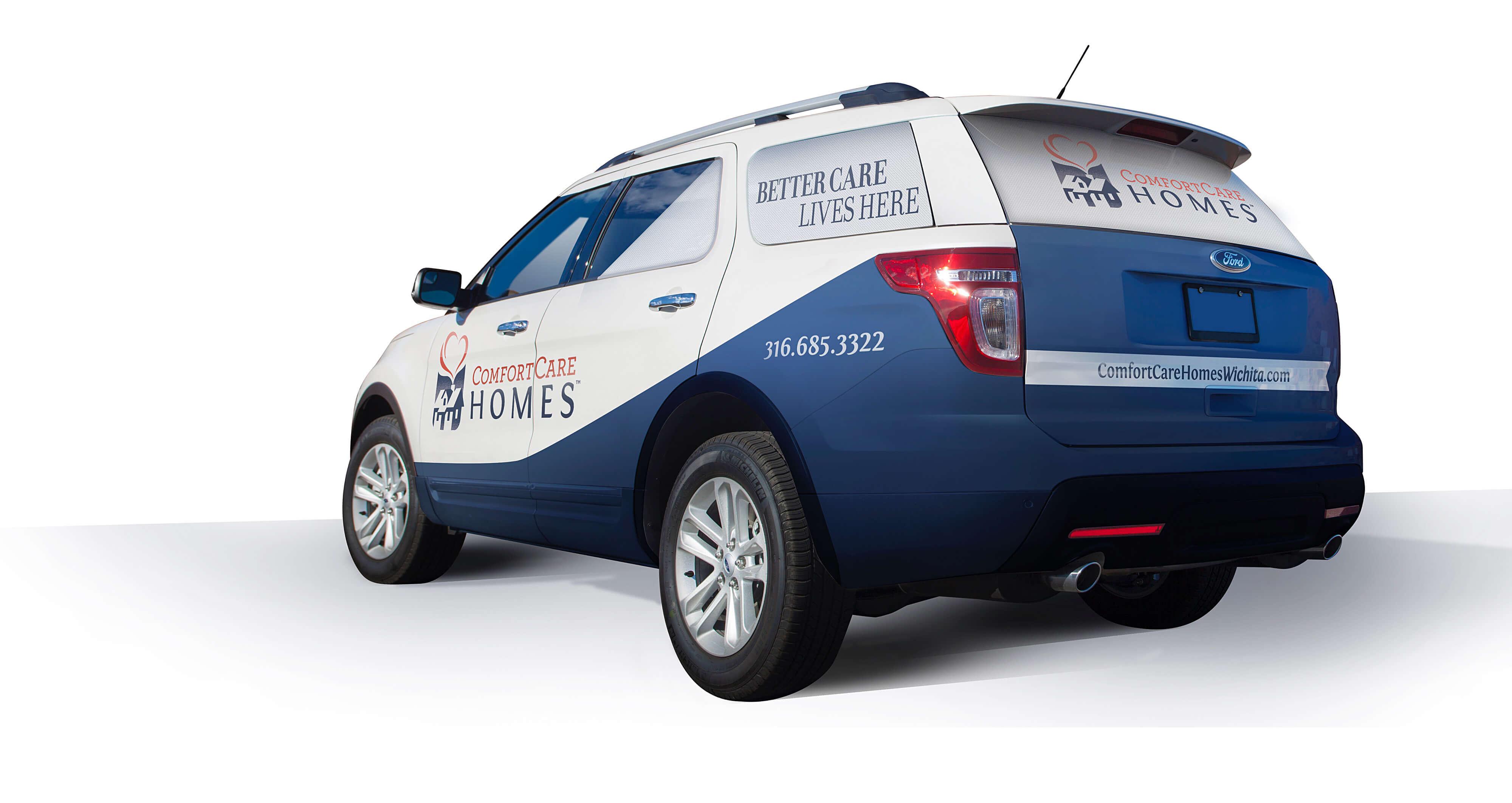 ComfortCare Homes branded vehicle image