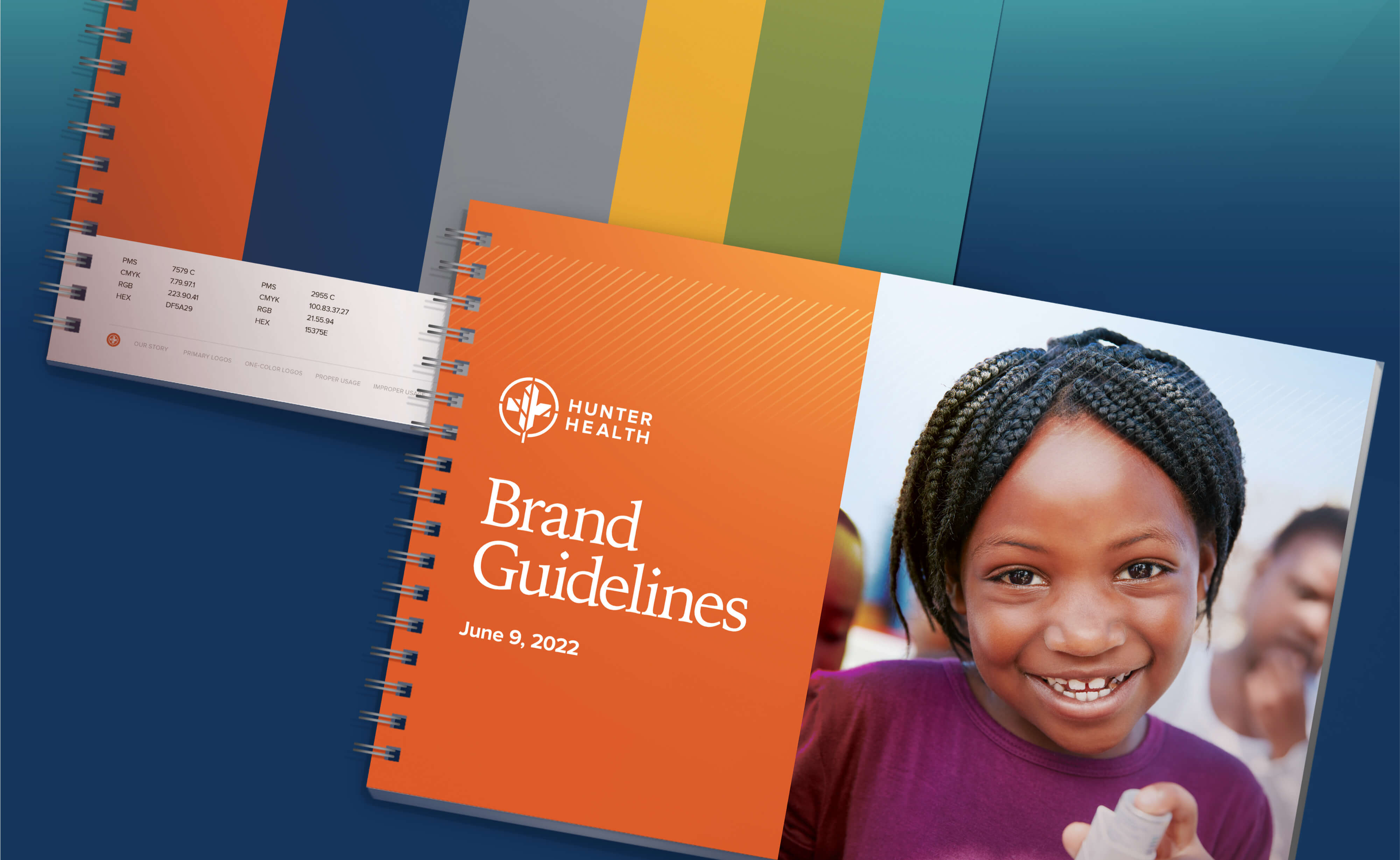 Hunter Health brand guidelines material