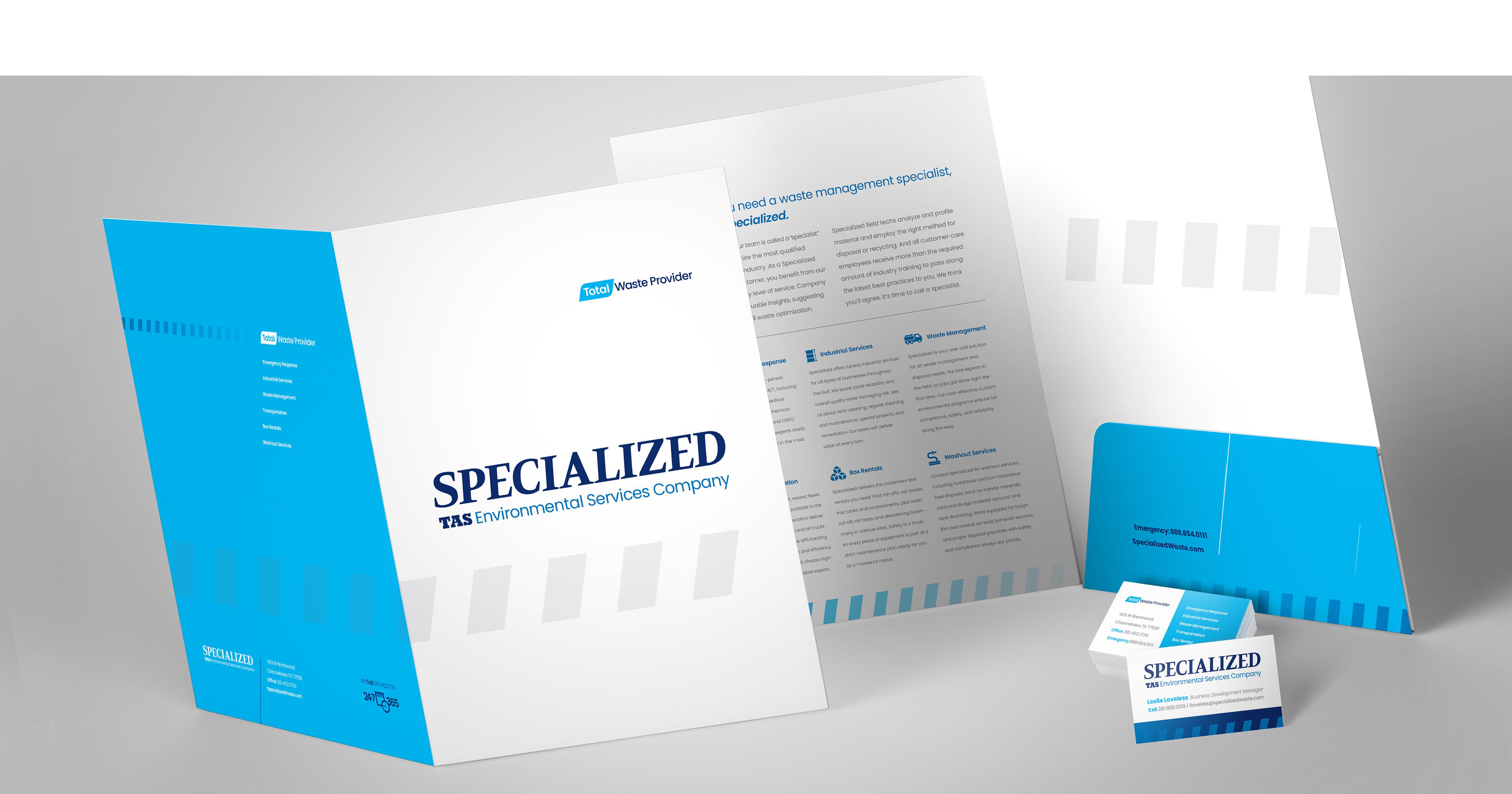 Specialized Waste Systems branded materials image