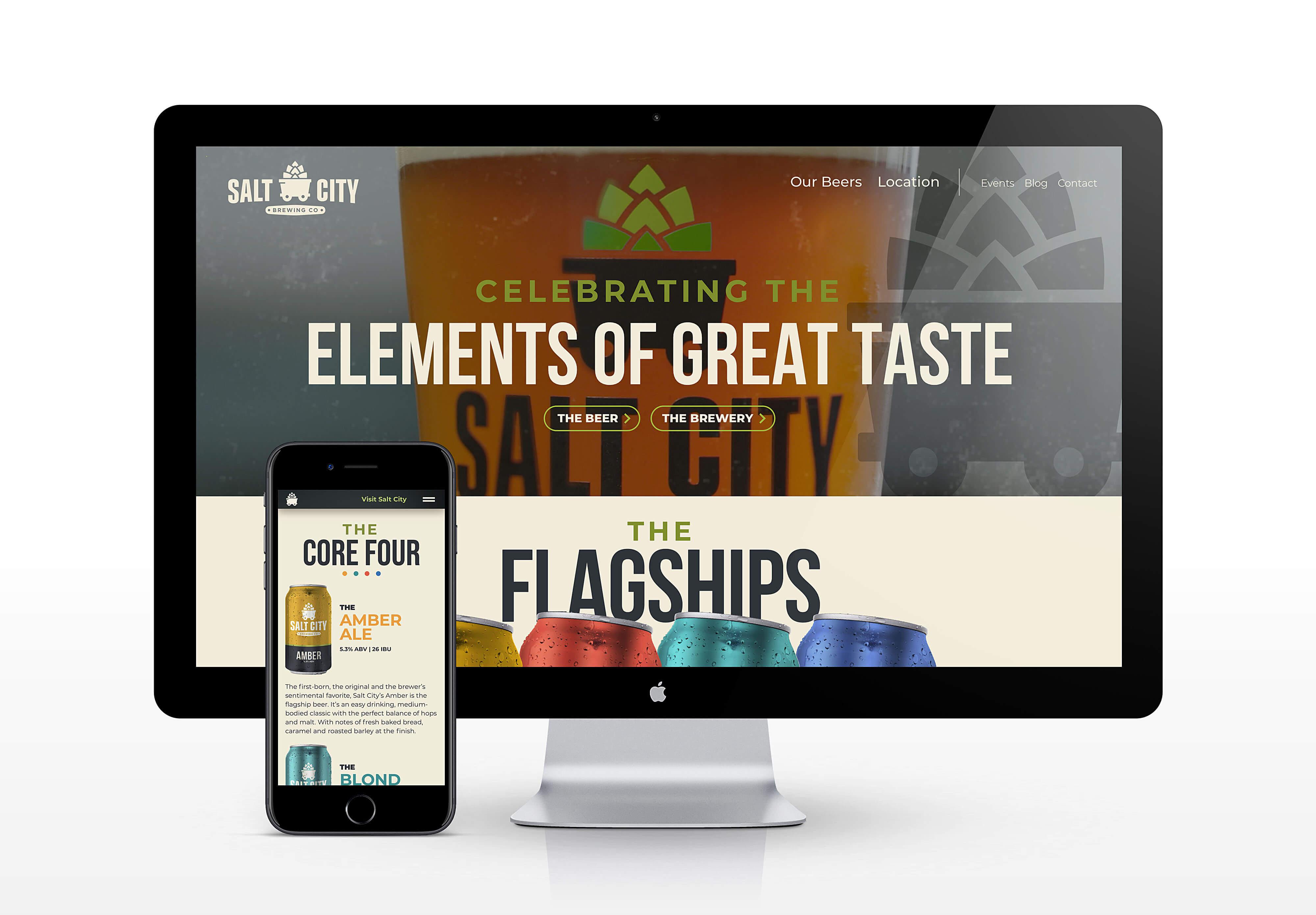 Salt City Brewing website preview image